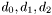 $ d_0, d_1, d_2 $