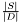 $ \frac{|S|}{|D|} $