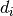 d_{i}