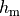 h_\mathrm{m}