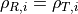 \rho_{R,i} = \rho_{T,i}