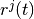 r^{j}(t)