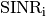 \mathrm{SINR_i}