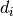 d_{i}