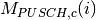 M_{PUSCH,c}(i)