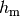 h_\mathrm{m}