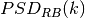 PSD_{RB}(k)