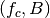 (f_c,B)